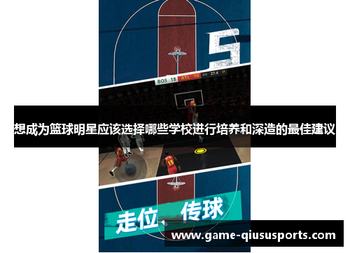 想成为篮球明星应该选择哪些学校进行培养和深造的最佳建议